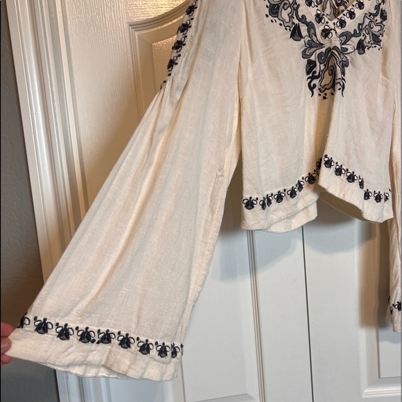 Cream free people long sleeve - Picture 2 of 3